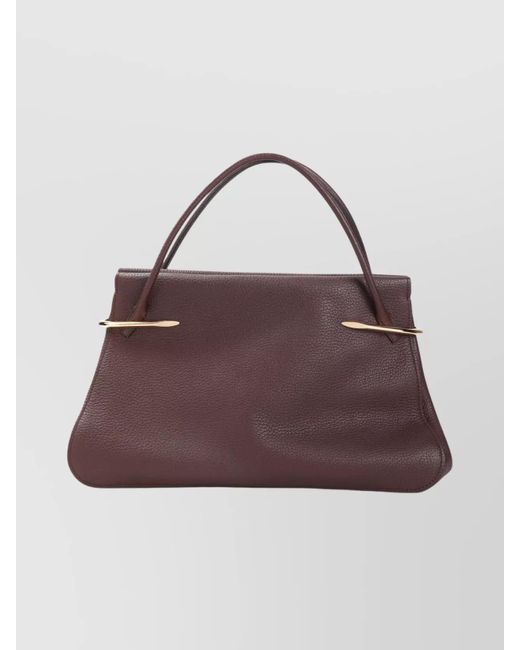 Givenchy Brown Pinch Large Leather Shoulder Bag