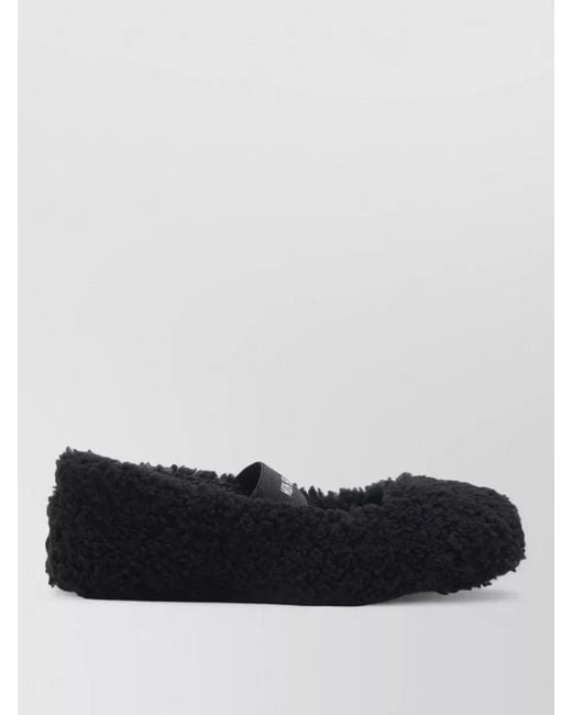 Moon Boot Multicolor Soft Shearling Flat Ballerina Shoes