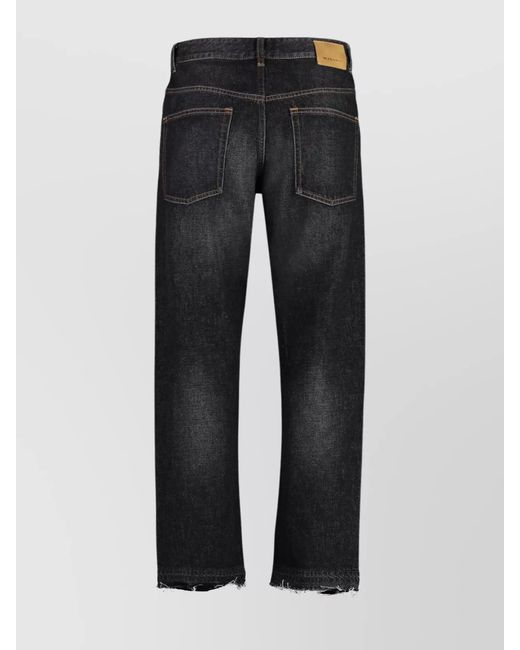 Isabel Marant Black Straight-Leg Trousers for men