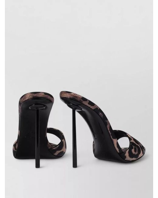Le Silla Multicolor Bella High Heel Satin Mules