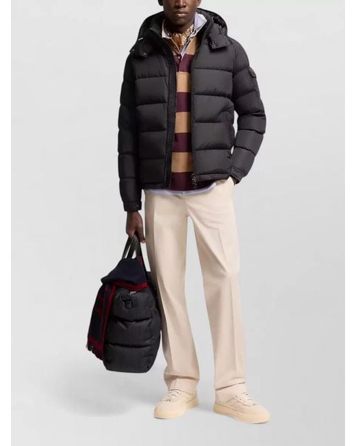 Moncler Black Maya Matte Short Down Jacket for men