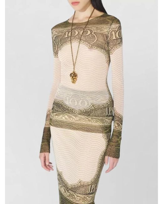 Jean Paul Gaultier Green Printed T-Shirt