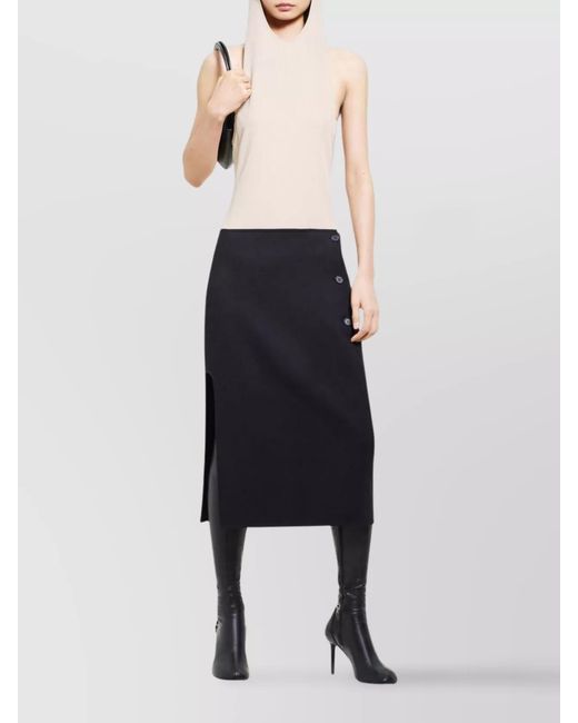 Courreges White Hooded Halterneck Sleeveless Bodysuit