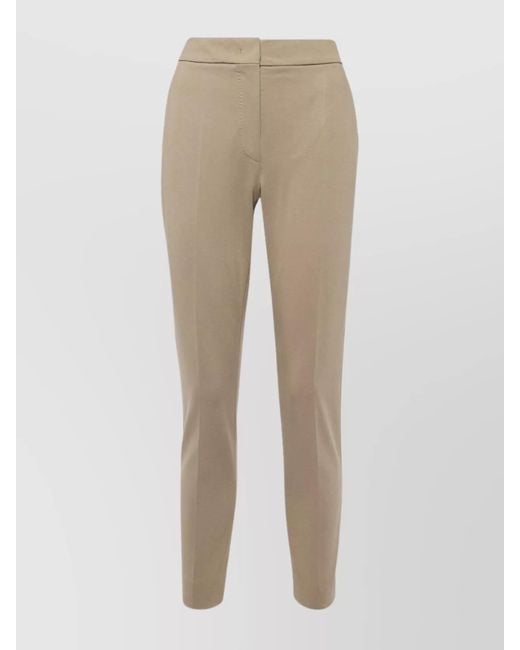 Max Mara Natural Slim-Fit Jersey Trousers