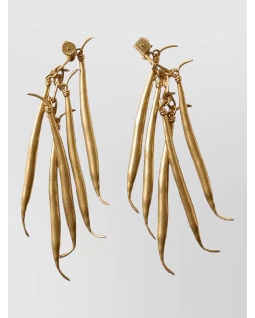 Jacquemus White Drop Earrings