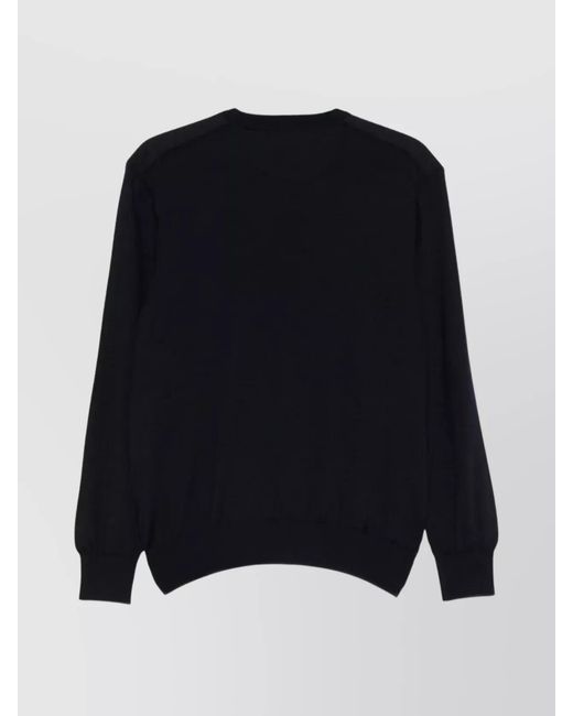 Paul & Shark Blue Wool Crewneck Jumper for men