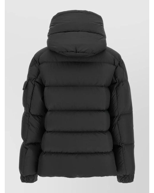 Moncler Black Down Quilted Short Puffer Jacket