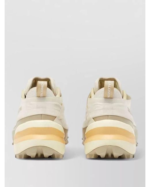 MM6 by Maison Margiela Natural Chunky Sole Lace Up Sneakers Collaboration for men