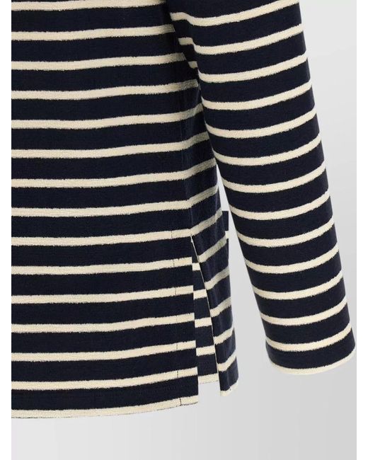 A.P.C. Black Striped Sweater