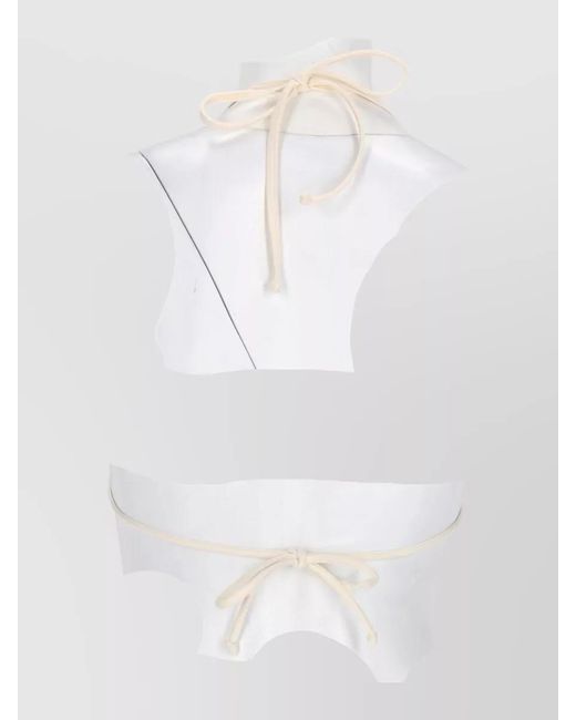 Mc2 Saint Barth Blue Leah Bikini Top