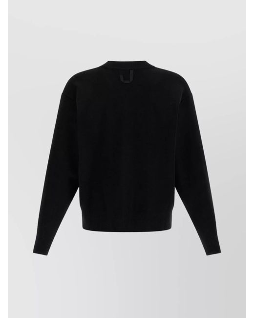 Jacquemus Black Wool Cardigan for men