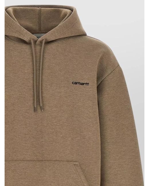 Carhartt Natural Hooded Pullover Sweatshirt Kangaroo Pocket for men