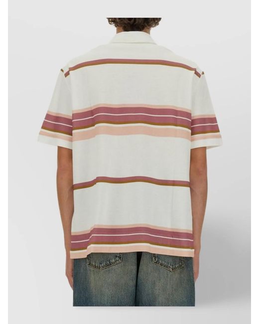Etro Blue Cotton Regular-Fit Polo Shirt for men
