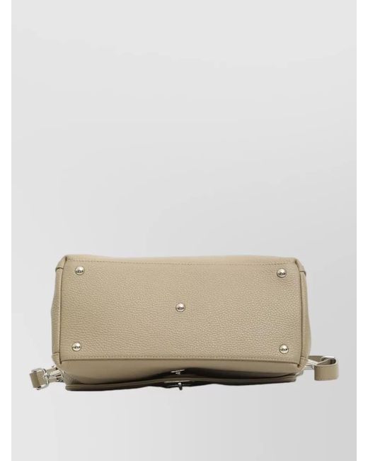 Zanellato Natural Daily S Shoulder Bag Grained Calfskin