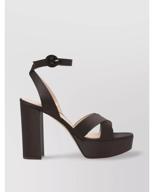 Gianvito Rossi Multicolor Silk Sandals