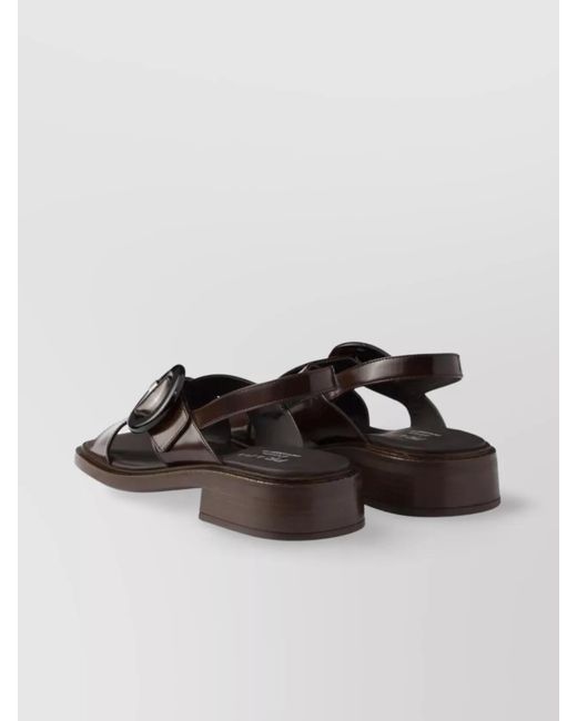 Prada Multicolor Leather Sandals