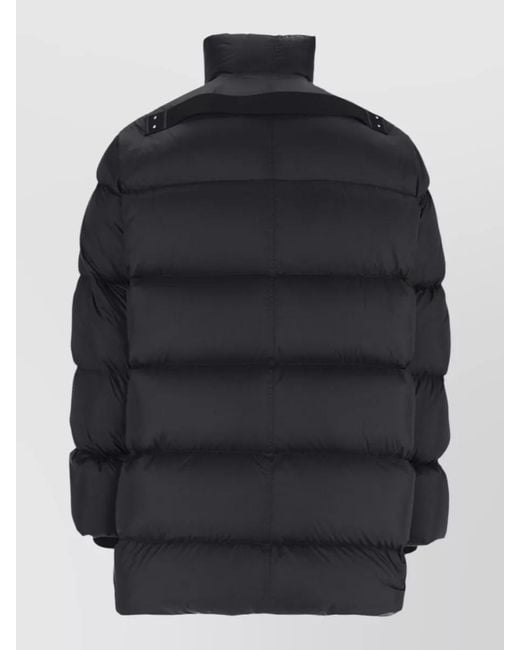 Rick Owens Black Puffer Coat for men