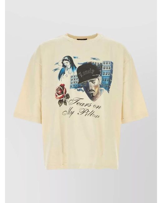 Willy Chavarria Multicolor Tears On My Pillow Cotton Oversize T-Shirt for men