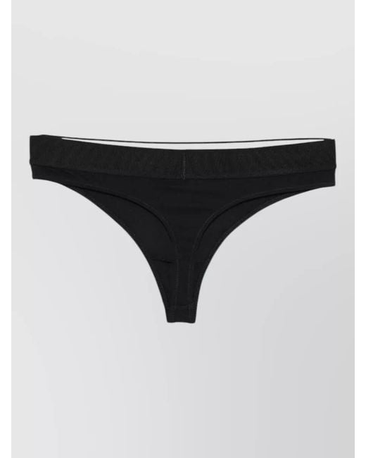 Tom Ford Black Logo Thong