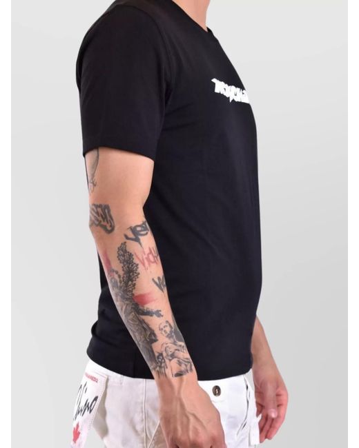 Moschino Black Cotton T-Shirt for men