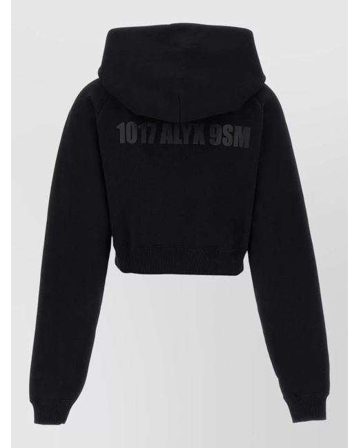 1017 ALYX 9SM Black Logo Print Hoodie