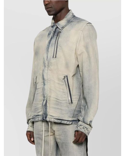 Rick Owens Multicolor Denim Jacket for men
