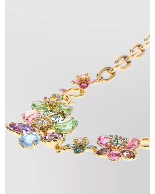 Swarovski Metallic Metal Pendant Necklace