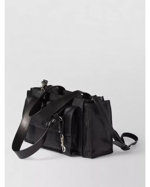 Miu Miu Black Na Shoulder Bag