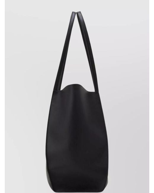 Lanvin Black Cabas Leather Tote Bag
