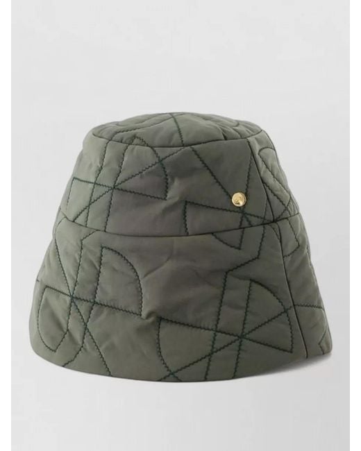 Patou Green Bucket Hat