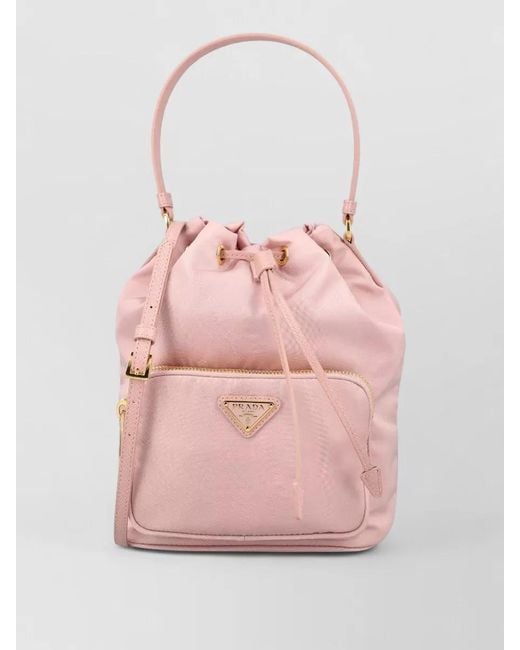 Prada Pink Bucket Bucket Bag