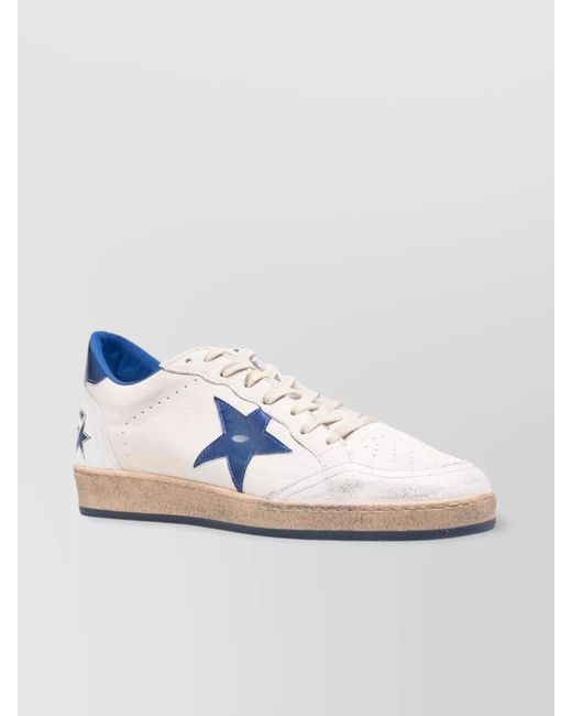 Golden Goose Deluxe Brand Metallic Leather Low-Top Sneakers for men