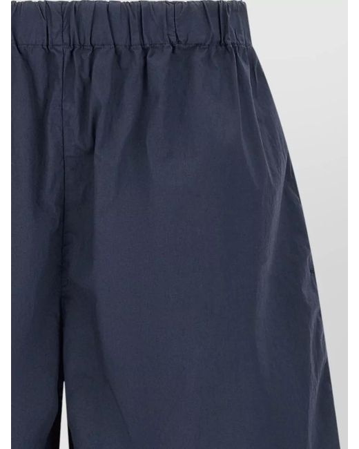Xacus Blue Carlotta Bermuda Shorts Side Pockets Design