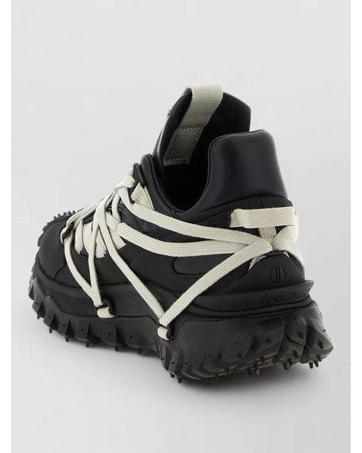 Rick Owens Black Leather High-Top Sneakers for men