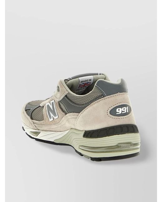 New Balance Metallic Leather Low-Top Sneakers