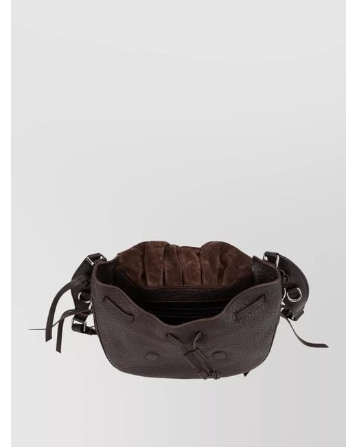 Isabel Marant Black Bolton Crossbody Shoulder Bag Refined Design