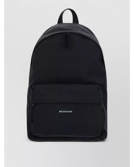Balenciaga Blue Nylon Backpack for men