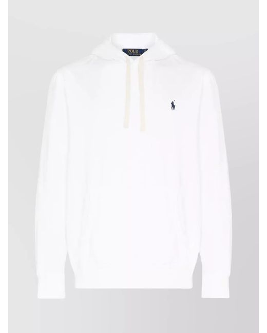 Polo Ralph Lauren White Cotton Hoodie for men