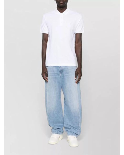 Moschino White Polo Shirt for men