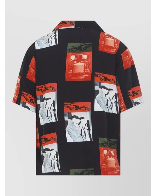 Carhartt Red Sean Hamilton Short Sleeve Graphic Shirt for men
