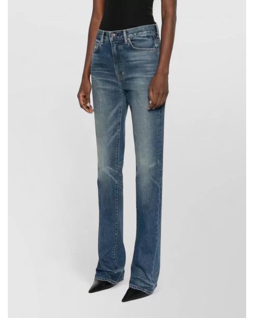 Tom Ford Blue Denim Straight-Leg Jeans