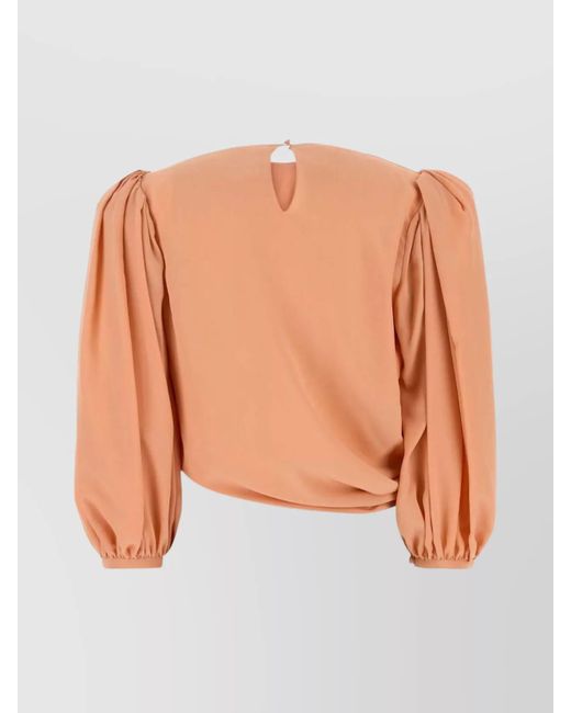 Chloé Pink Silk Top