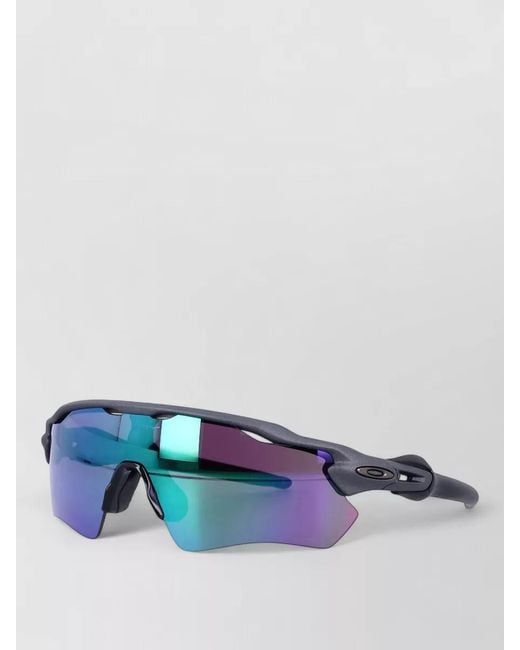 Oakley Blue Youth Performance Prizm Sport Wraparound Sunglasses