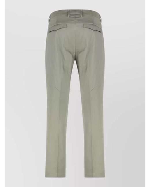 Department 5 Gray Prince Chino Pants Pleated Front Belt Loops for men