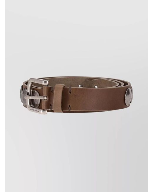 Golden Goose Deluxe Brand Multicolor Studded Leather Belt for men