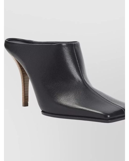 Alaïa Black Leather Mules