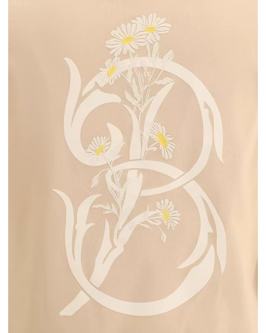 Burberry Natural Cotton T-Shirt