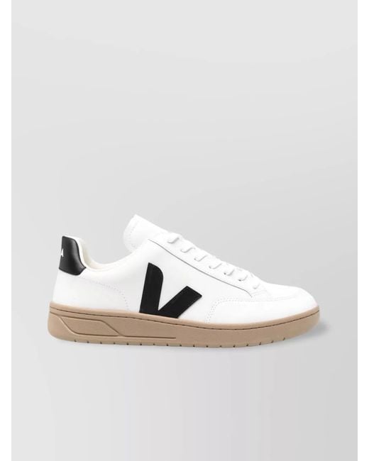 Veja Metallic Leather Low-Top Sneakers