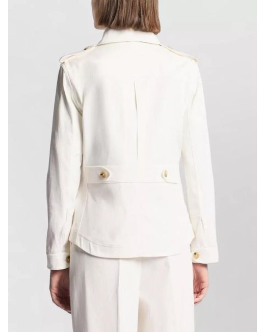 Fay Natural Cotton Shirt Jacket