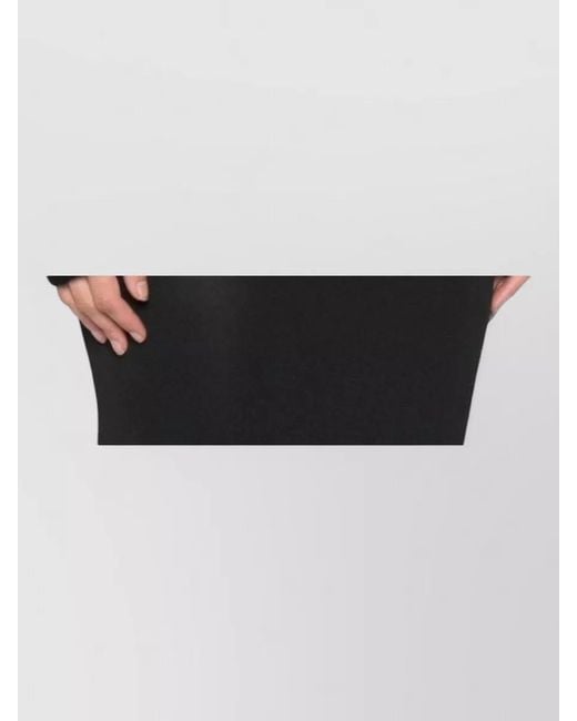 Frankie Shop Black Silk Crewneck Sweatshirt